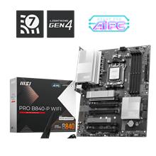 MSI MB PRO B840-P WIFI AM5 DDR5 8000MHZ(OC) HDMI 2X M.2 USB 10GBS 2.5G LAN WI-FI 7 ATX
