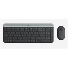 LOGITECH MK470 Q TR İNCE KABLOSUZ KLAVYE MOUSE SET SİYAH 920-009435 