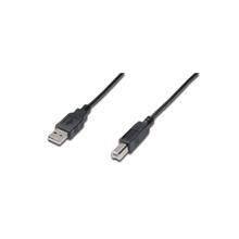 DİGİTUS YAZICI KABLOSU SİYAH USB 2.0 (3M) AK-300102-030-S