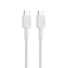 AUKEY CB-CD45-WH PD NAYLON ÖRGÜLÜ TYPE-C TYPE-C ŞARJ KABLOSU 0.9MT 