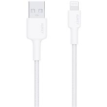AUKEY CB-BAL7-WH NAYLON ÖRGÜLÜ USB-A LİGHTNİNG KABLOSU 0.9MT 