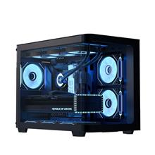 AEROCOOL P300C MİRROR A-RGB PANORAMİK MATX SİYAH AE P300C BK