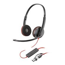 POLY BLACKWİRE 3220 STEREO MİKROFONLU KULAKLIK 8X228AA