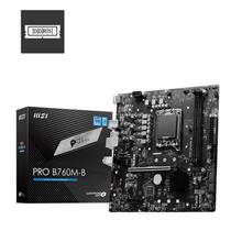 MSI PRO B760M-B DDR4 4800(OC) PCI-E M.2 USB3.2 HDMI mATX