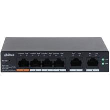 DAHUA CS4006-4ET-60 4 PORT 4XGE-2XGE YÖNETİLEBİLİR 60W POE SWİTCH