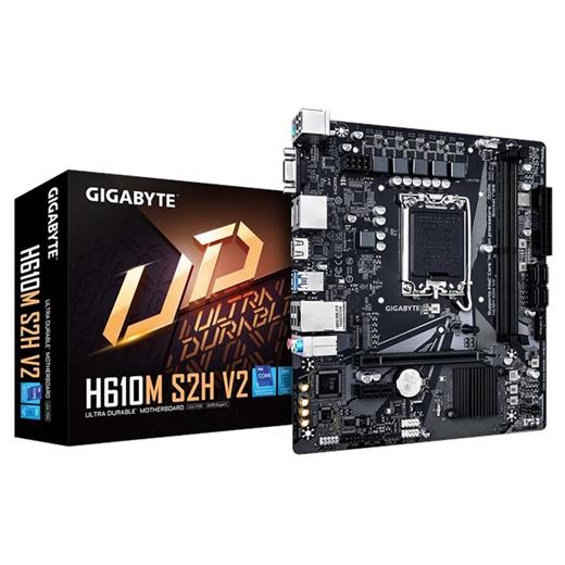 GIGABYTE H610M S2H V2 D5 1700P VGA HDMİ DP H610M-S2H-V2