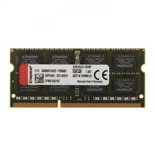 8 GB DDR3 1600MHZ KINGSTON CL11 NB KVR16LS11/8WP