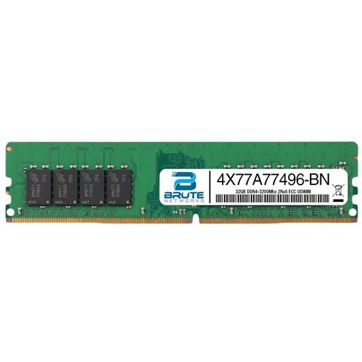32 GB LENOVO DDR4 3200MHZ ECC UDIMM 2RX8 THINKSYSTEM 4X77A77496 (ST50 İLE UYUMLU)