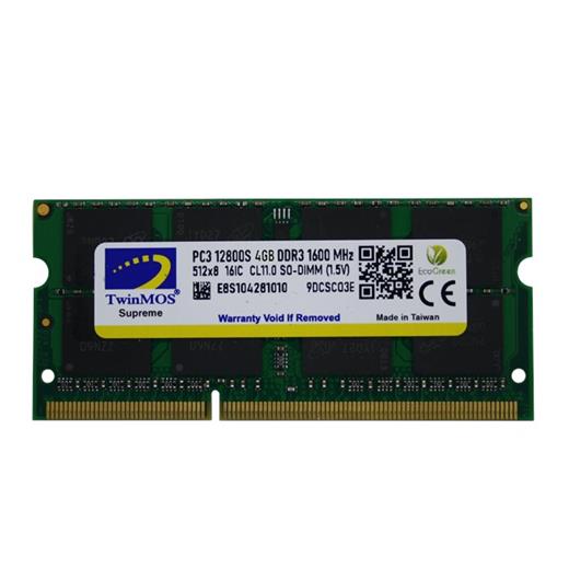 TWİNMOS 4GB DDR3 1600MHZ (MDD34GB1600N) (NB)