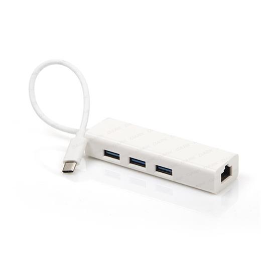 DARK TYPE-C TO GİGABİT ETHERNET +USB ÇOKLAYICI DK-AC-U31X3GL