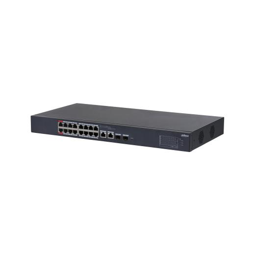 DAHUA CS4218-16ET-240 16 PORT 16XFE-2XGE-2XGE/SFP YÖNETİLEBİLİR 240W POE SWİTCH
