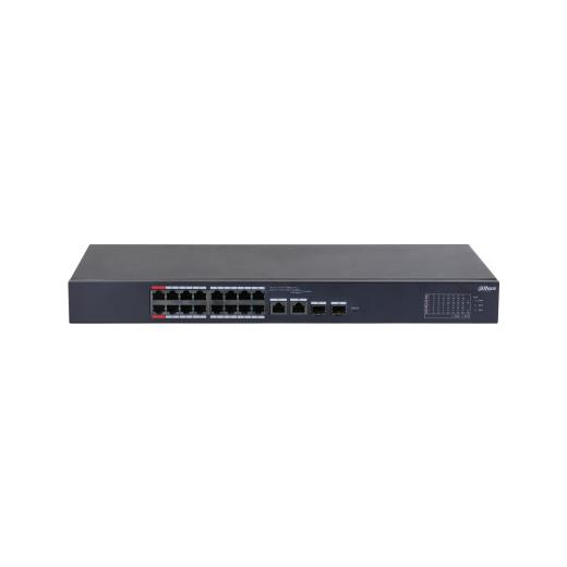 DAHUA CS4218-16ET-240 16 PORT 16XFE-2XGE-2XGE/SFP YÖNETİLEBİLİR 240W POE SWİTCH