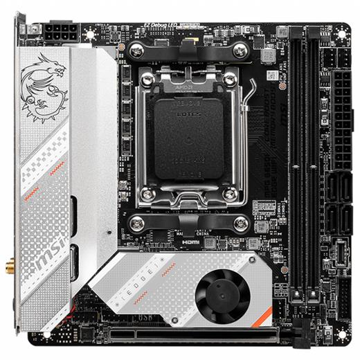 MSI MPG B650I EDGE WIFI DDR5 HDMI M.2 USB 3.2 LAN WİFİ MITX AM5 