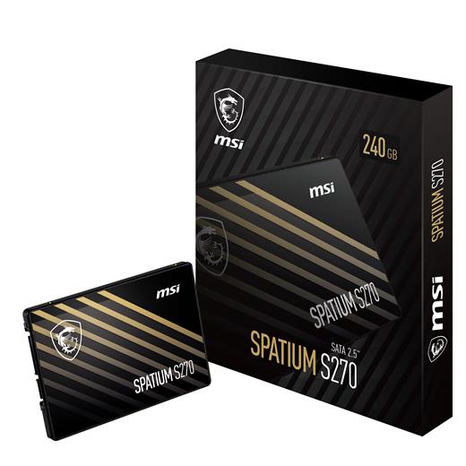 480GB MSI SSD SPATIUM S270 SATA 2.5 500/450MB/S
