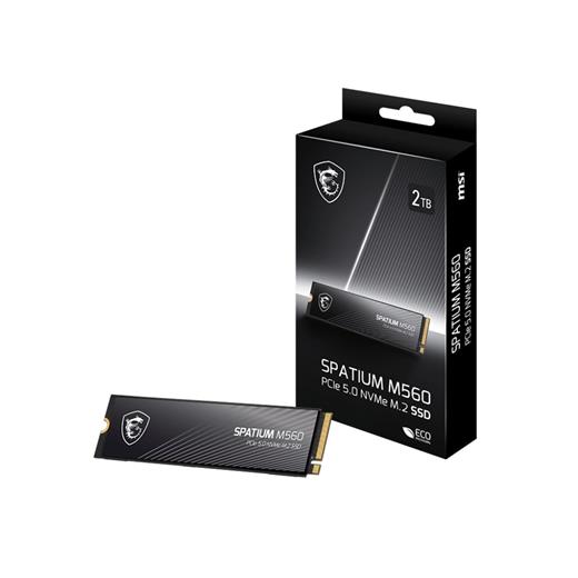 2TB MSI SPATIUM M560 PCIE 5.0 NVME M2 10300/8700MB/S