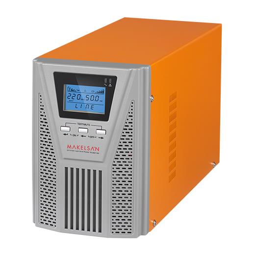 MAKELSAN POWERPACK SE 1 KVA / 900W (1F/1F) 4-8DK (2X 12V/7AH) ONLINE MU01000N11EAV04