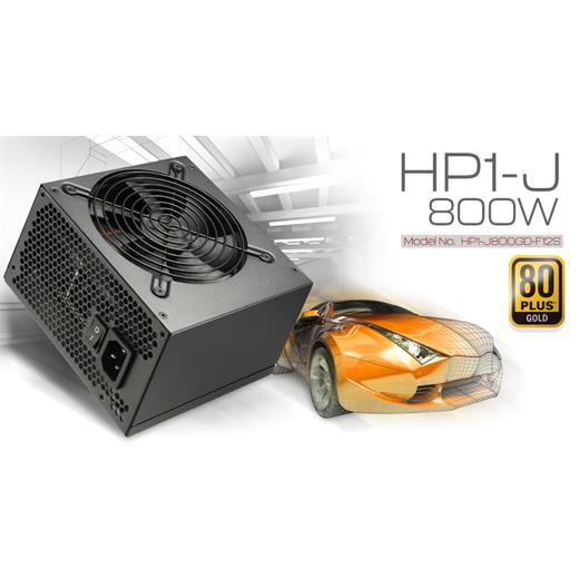 HIGH POWER PERFORMANCE GD 800W 80+ GOLD POWER SUPPLY (HP1-J800GD-F12S)