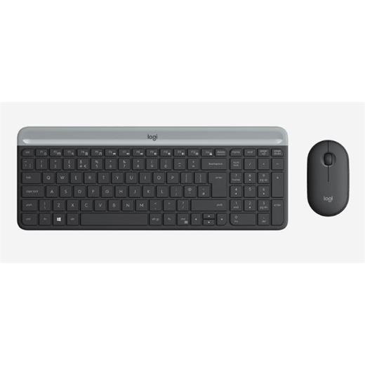 LOGITECH MK470 Q TR İNCE KABLOSUZ KLAVYE MOUSE SET SİYAH 920-009435 