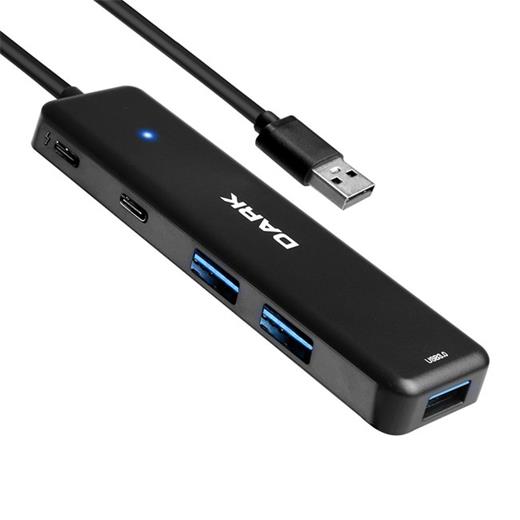 DARK (DK-AC-USB347) 3 PORT USB-A + 2 PORT TYPE-C