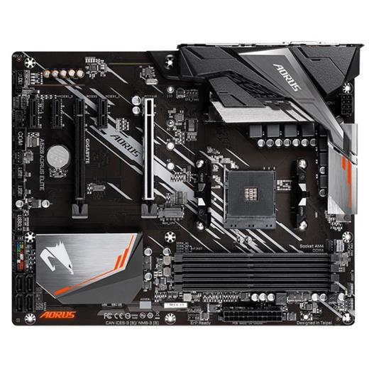 GİGABYTE A520 AORUS ELİTE D4 AM4 DVİ-D HDMİ USB3.2 A520-AORUS-ELITE