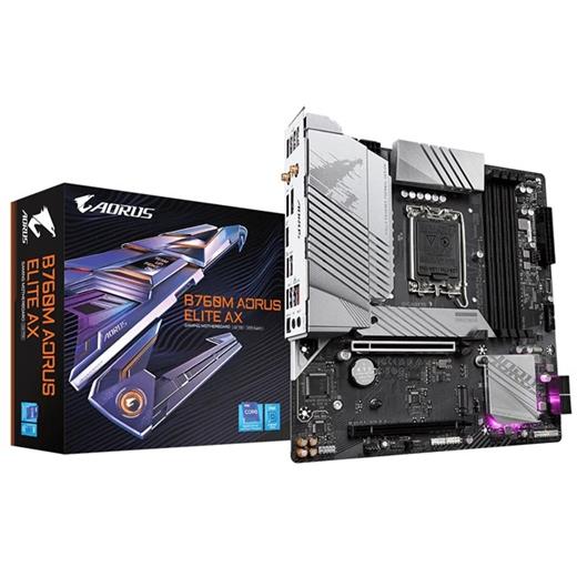 GİGABYTE B760M AORUS ELİTE AX D5 1700P HDMİ DP B760M-AORUS-ELITE-AX