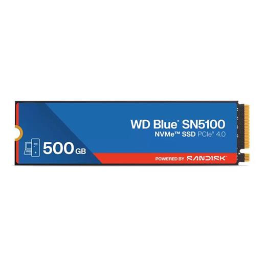 WD BLUE SN5100 500GB M.2 NVME SSD (6600/5600) WDS500G5B0E