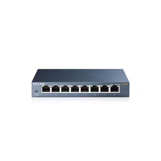 TP-LINK TL-SG108 8 PORT GIGABIT MASAÜSTÜ METAL KASA SWITCH 