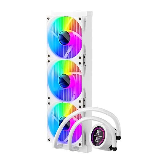 1ST PLAYER THUNDERSTORM TS4 360MM BEYAZ ARGB DİJİTAL SICAKLIK GÖSTERGELİ AM5, AM4 / LGA 1851, 1700 İŞLEMCİ SIVI SOĞUTUCU