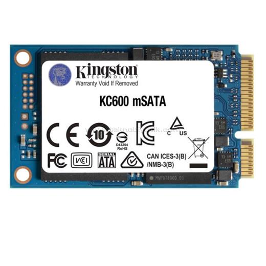 KİNGSTON KC600 512GB MSATA SSD (550-500MB/S) SKC600MS/512G