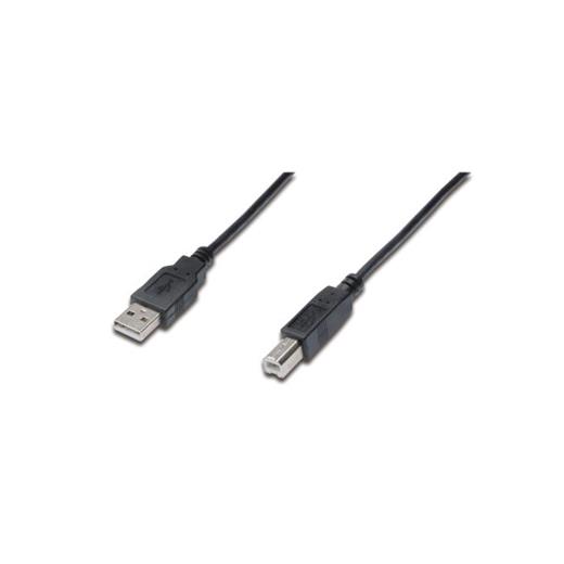 DİGİTUS YAZICI KABLOSU SİYAH USB 2.0 (3M) AK-300102-030-S
