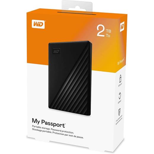 WD MY PASSPORT WDBYVG0020BBK-WESN 2TB 2,5