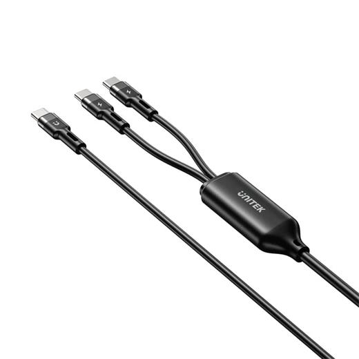 UNITEK 2İN1 TYPE-C HIZLI ŞARJ KABLO C14146ABK01