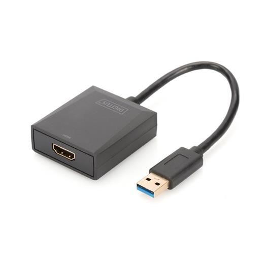 DİGİTUS USB 3.0 ERKEK TO HDMI DİŞİ ÇEVİRİCİ DA-70841