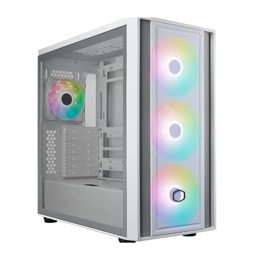 COOLER MASTER MASTERBOX 600 TG ARGB BEYAZ PSU YOK MB600-WGNN-S00
