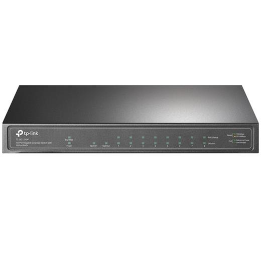 TP-LİNK TL-SG1210P 10PORT GİGABİT 8PORT POE SWİTCH