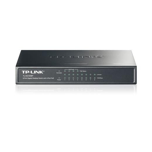 TP-LİNK TL-SG1008P 8 PORT GİGABİT 4PORT POE SWİTC