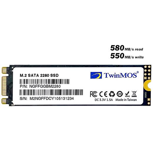 TWİNMOS INTERNAL 512GB M.2 SATA3 2280 SSD NGFFFGBM2280