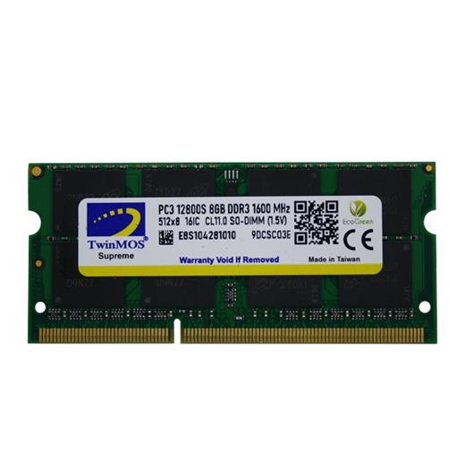 TWİNMOS 8GB DDR3 1600MHZ (MDD38GB1600N) (NB)