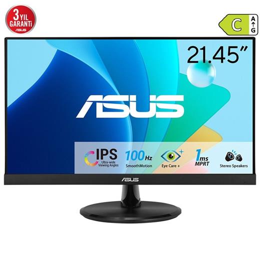 21.5 ASUS VP229HF FHD 1MS IPS 100 HZ HDMI VGA MONİ