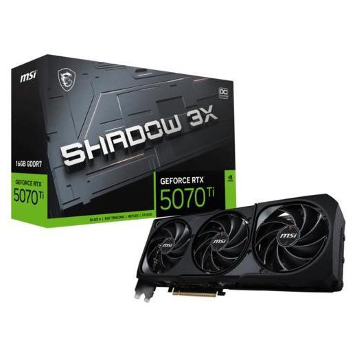 MSI GEFORCE RTX 5070 TI 16G SHADOW 3X OC VGA