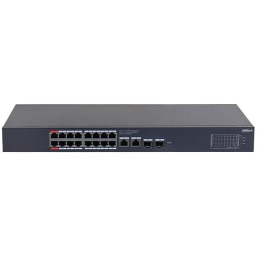 DAHUA CS4220-16GT-240 16 PORT 16XGE-2XGE-2XGE/SFP BULUT YÖNETİLEBİLİR 240W POE SWİTCH