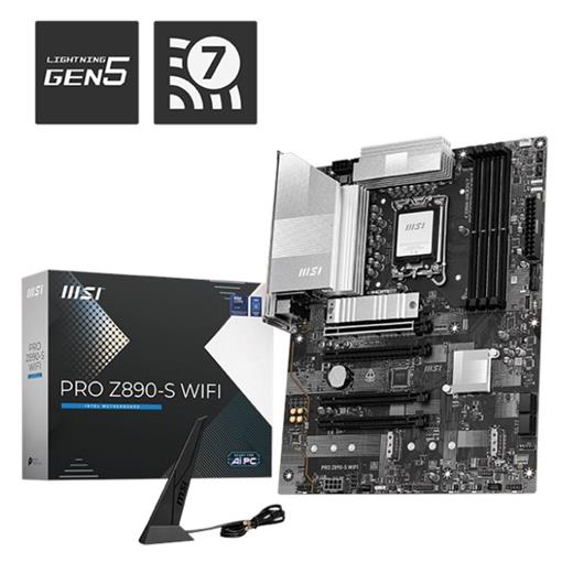 MSI PRO Z890-S WIFI DDR5 8600(OC) DVI HDMI ATX