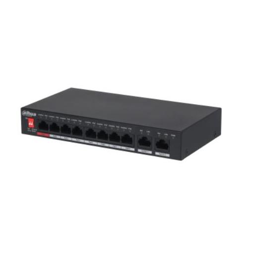 DAHUA PFS3010-8ET-96-V2 8 PORT 8XFE-2XFE 96W POE SWİTCH