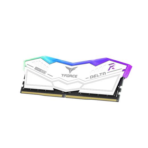 TEAM T-FORCE DELTA RGB WHİTE 32GB 2X16GB 6400MHZ DDR5 GAMING CL40 (FF4D532G6400HC40BDC01)