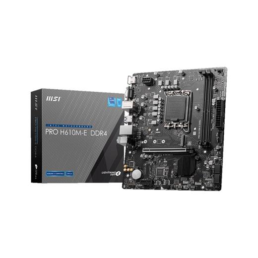 MSI PRO H610M-E DDR4 3200MHZ M.2 MATX 1700P