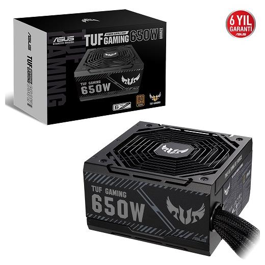 ASUS TUF GAMING 650B 80+ BRONZE 650W GÜÇ KAYNAĞI