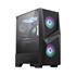 MSI MAG FORGE 100R TEMPERLI CAM ARGB PSU YOK 2X120MM 1X120MM GAMING BİLGİSAYAR KASASI SİYAH