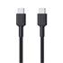 AUKEY CB-CD45-BK PD NAYLON ÖRGÜLÜ TYPE-C TYPE-C ŞARJ KABLOSU 0.9MT 