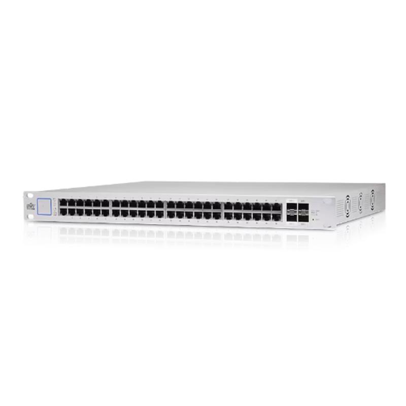 UBIQUITI US-48-500W 48 PORT GIGABIT +2X1GB/2X10GB SFP UPLINK RACKMOUNT 500W POE SWITCH
